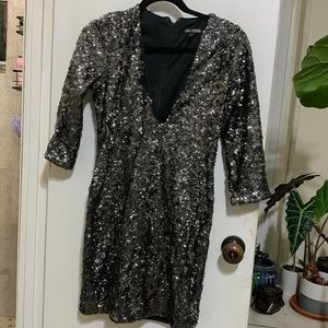 Express Sequin Mini Dress